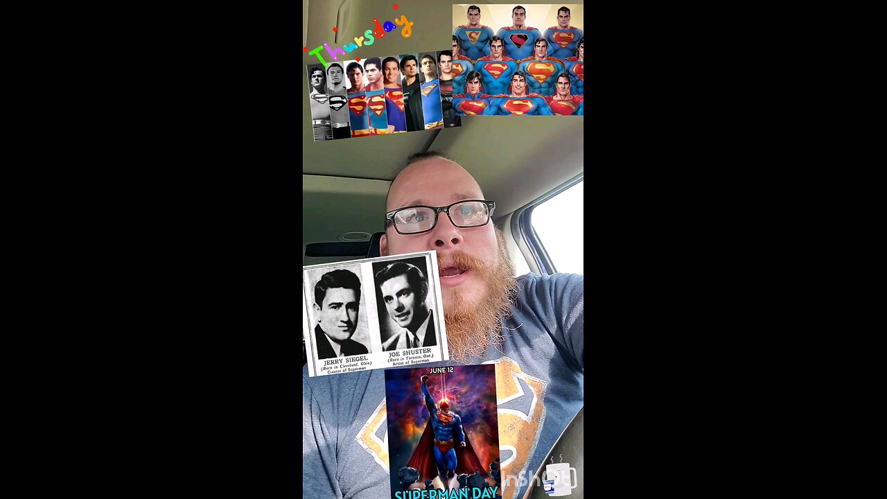 Thursday! Superman and Raggedy Ann and Andy!