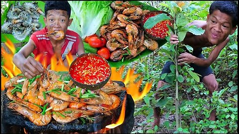 🔥 Jungle Style Cooking – Desi Recipe with Fresh Herbs | Outdoor Village Cooking