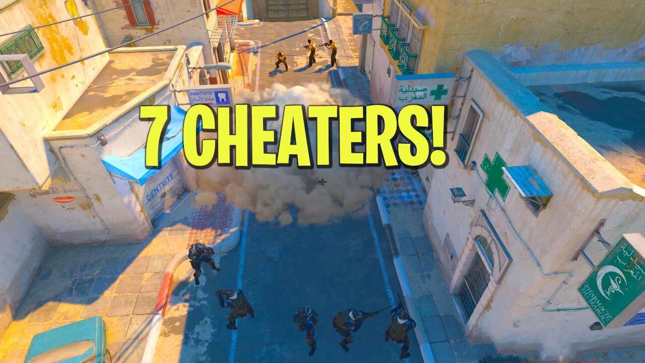 7 Cheaters in 1 Game. WTF VALVE?!