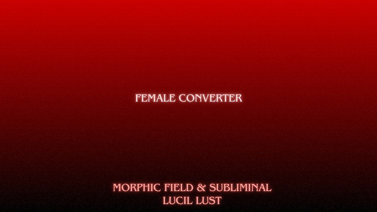 FEMALE CONVERTER MOPRHIC FIELD