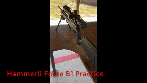 Hammerli Force B1 Target Practice