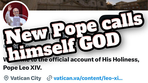 New Pope calls himself God Pt 1 | Higher Place Church w/ Angelo & Veronica