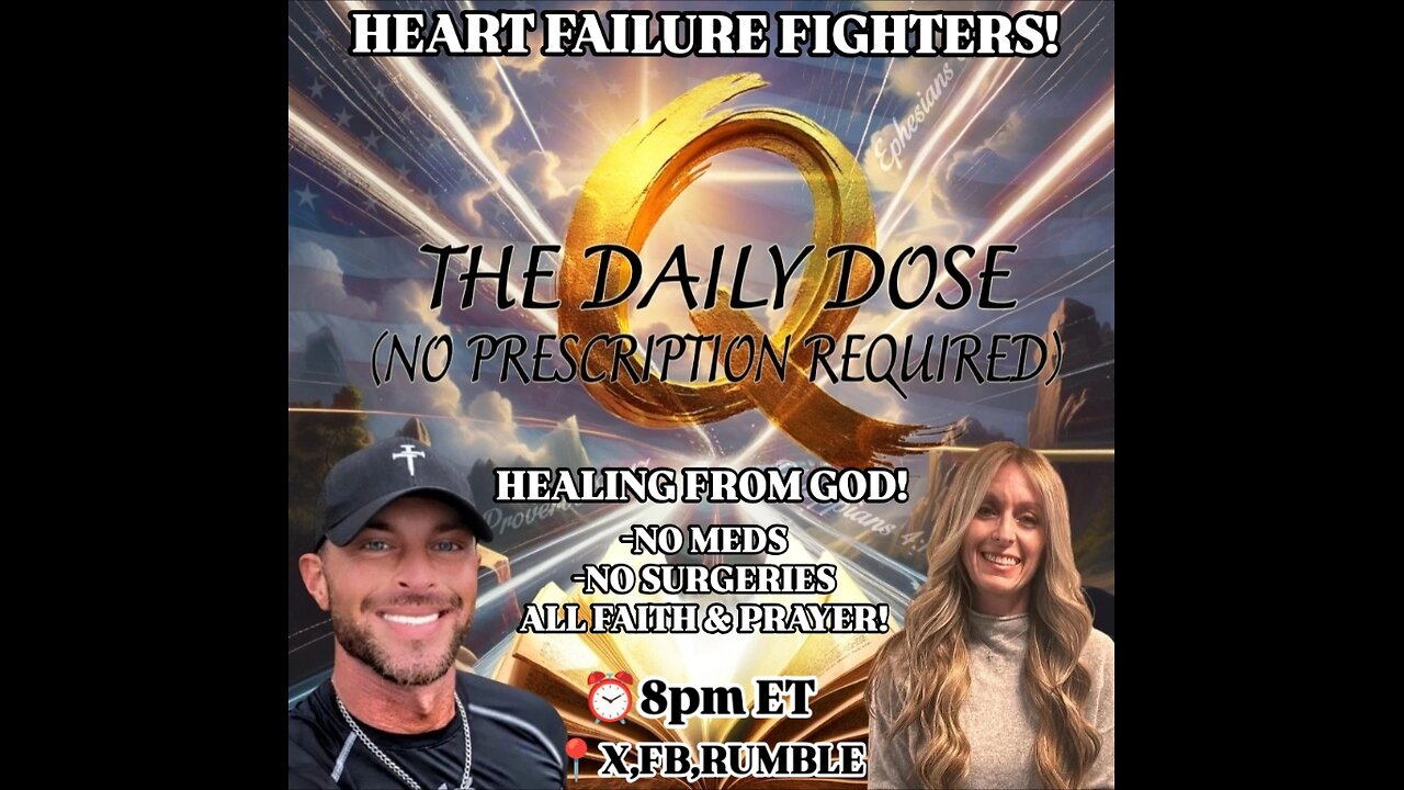 Healing from God! Heart Failure Fighters Jordan and Carol!