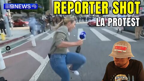 REPORTER SHOT IN LA PROTEST