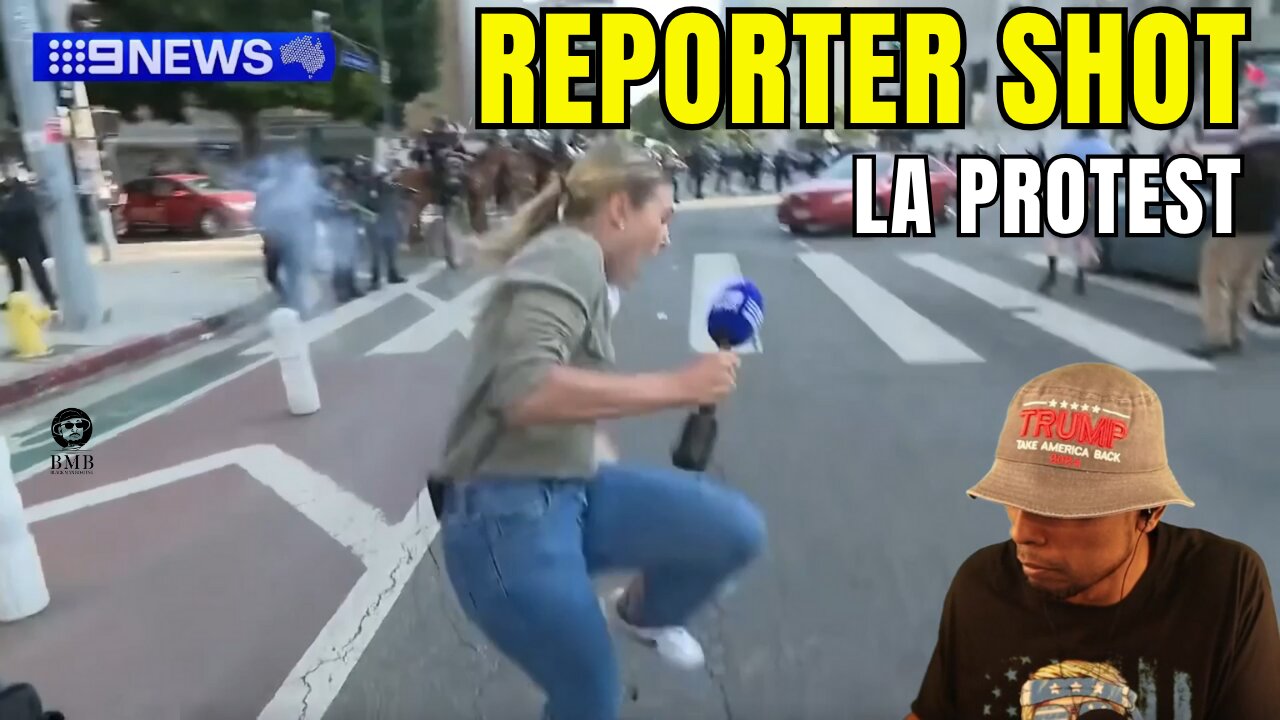 REPORTER SHOT IN LA PROTEST