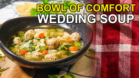Italian Wedding Soup – Classic Comfort with Tiny Meatballs!