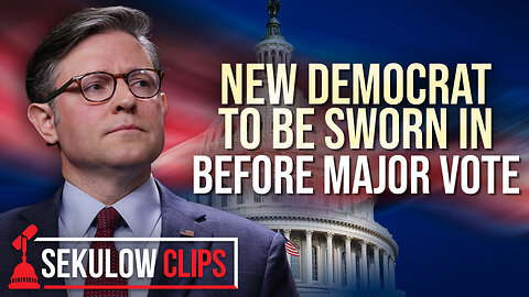 TODAY: New Democrat to be Sworn in Before Major Vote