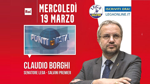 🔴 Sen. Claudio Borghi ospite nella trasmissione "Punti di vista" del 19.03.2025