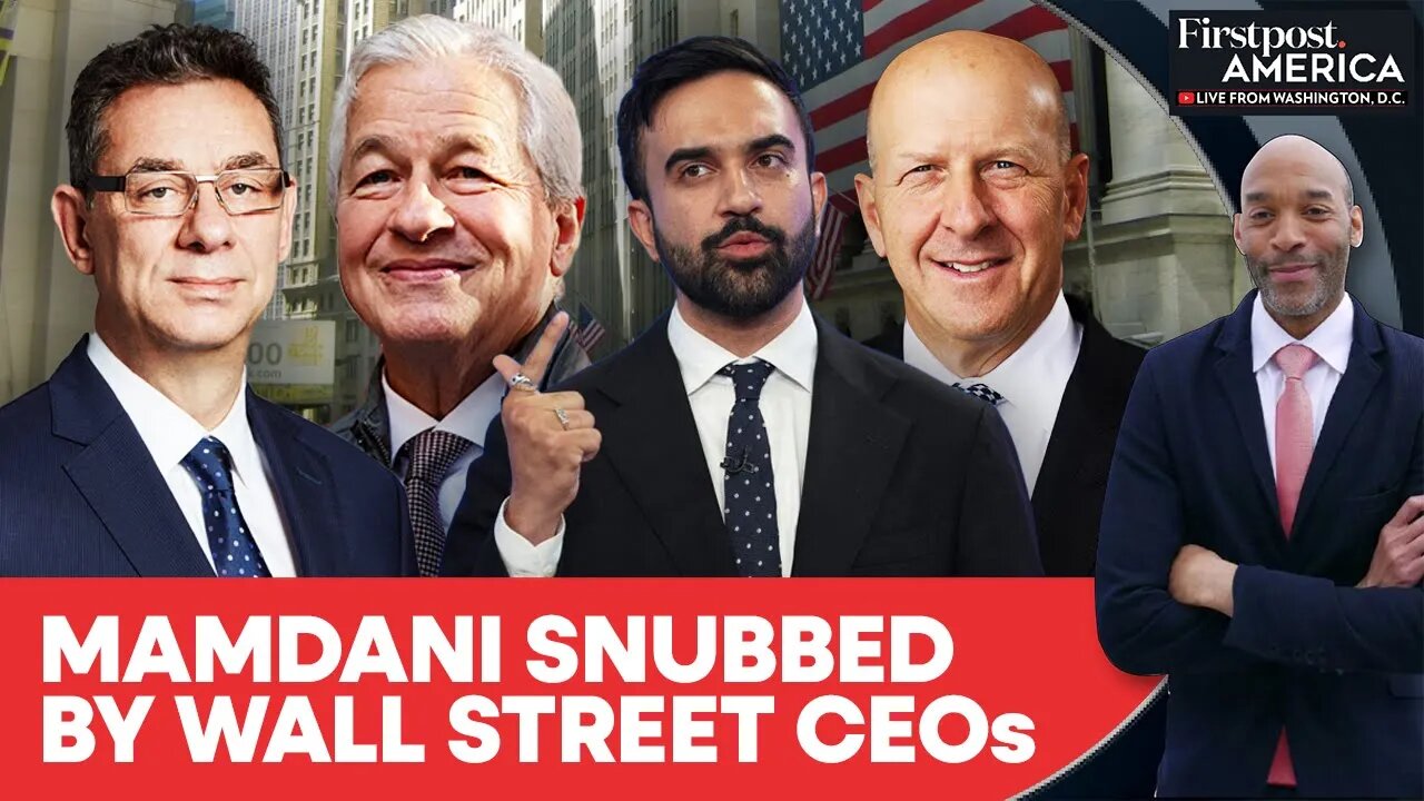 JP Morgan's Jamie Dimon, Wall Street CEOs Snub New York's Zohran Mamdani | Firstpost America | N18G