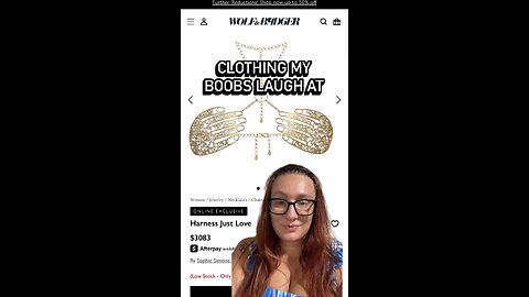 Come on now #stupidrichpeoplefashion #clothingmyboobslaughat #bigboobproblems #fashion #biggir