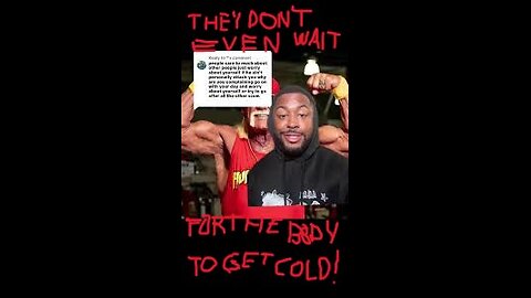 The Hulkster DIES: They Don't Wait 4 the Body to GET COLD!