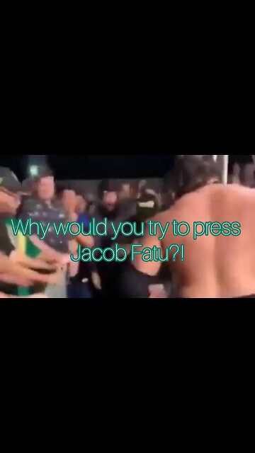 Fan tries to press Jacob Fatu and it ends exactly how you expect it to