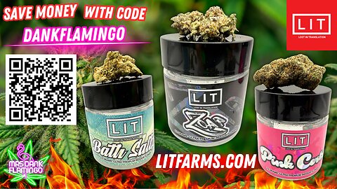 Trying 3 Different Lit Farms Supreme Jars with Mrs Dank Flamingo!