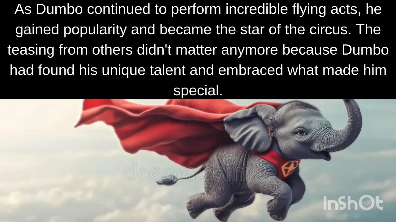 English stories The flying elephant dumbo.