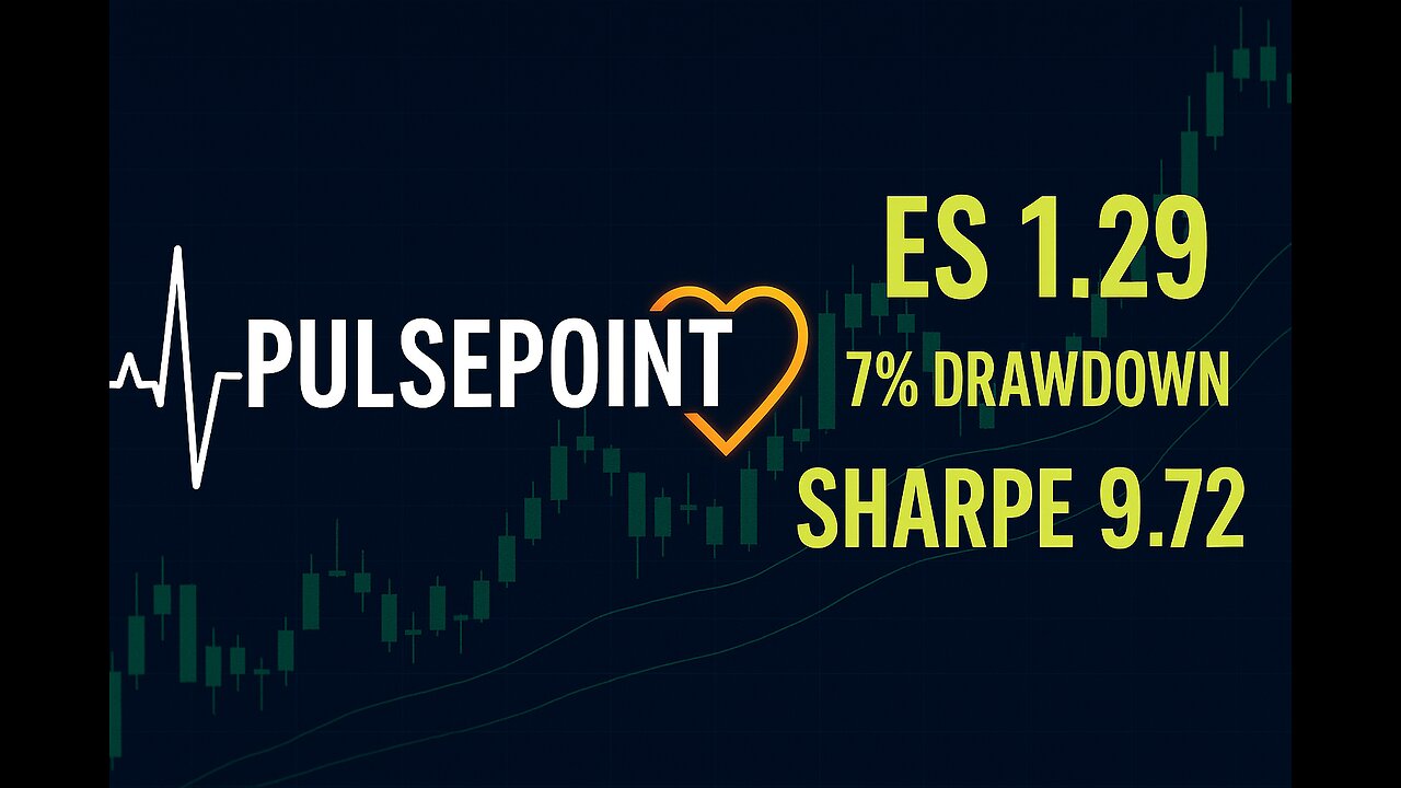 Pulse Point Expert Advisor | S&P 500 Futures | 7% Drawdown, 1.29 Profit Factor | 5 Year Backtest