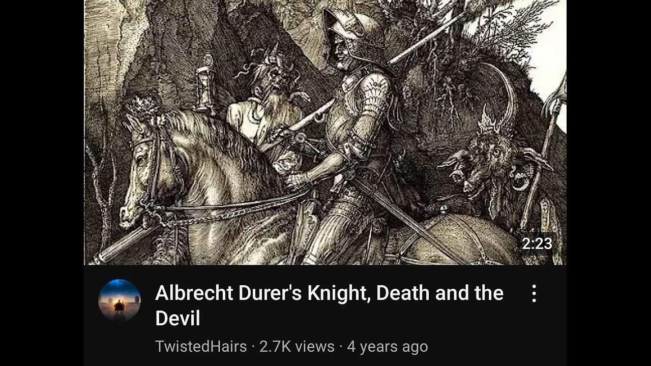 Albrecht Durer's 'Knight Death and the Devil' by Twisted Hairs