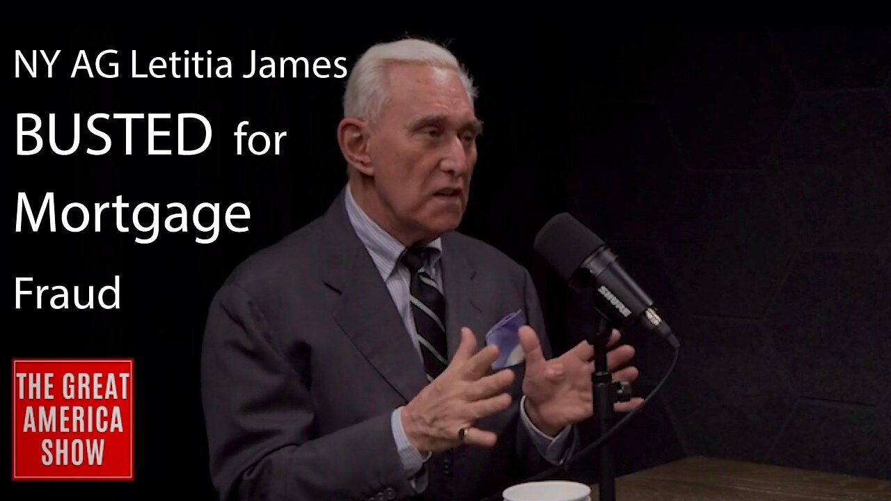 Roger Stone: NY AG Letitia James BUSTED for Mortgage Fraud—Now Scrambling to Cover It Up