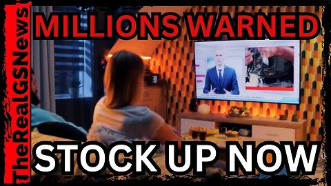 BREAKING ⚠️ Millions told to STOCK UP on FOOD, WATER & MEDICINE | THIS IS BAD