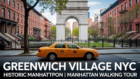 🌳 Strolling Greenwich Village | NYC Walking Tour
