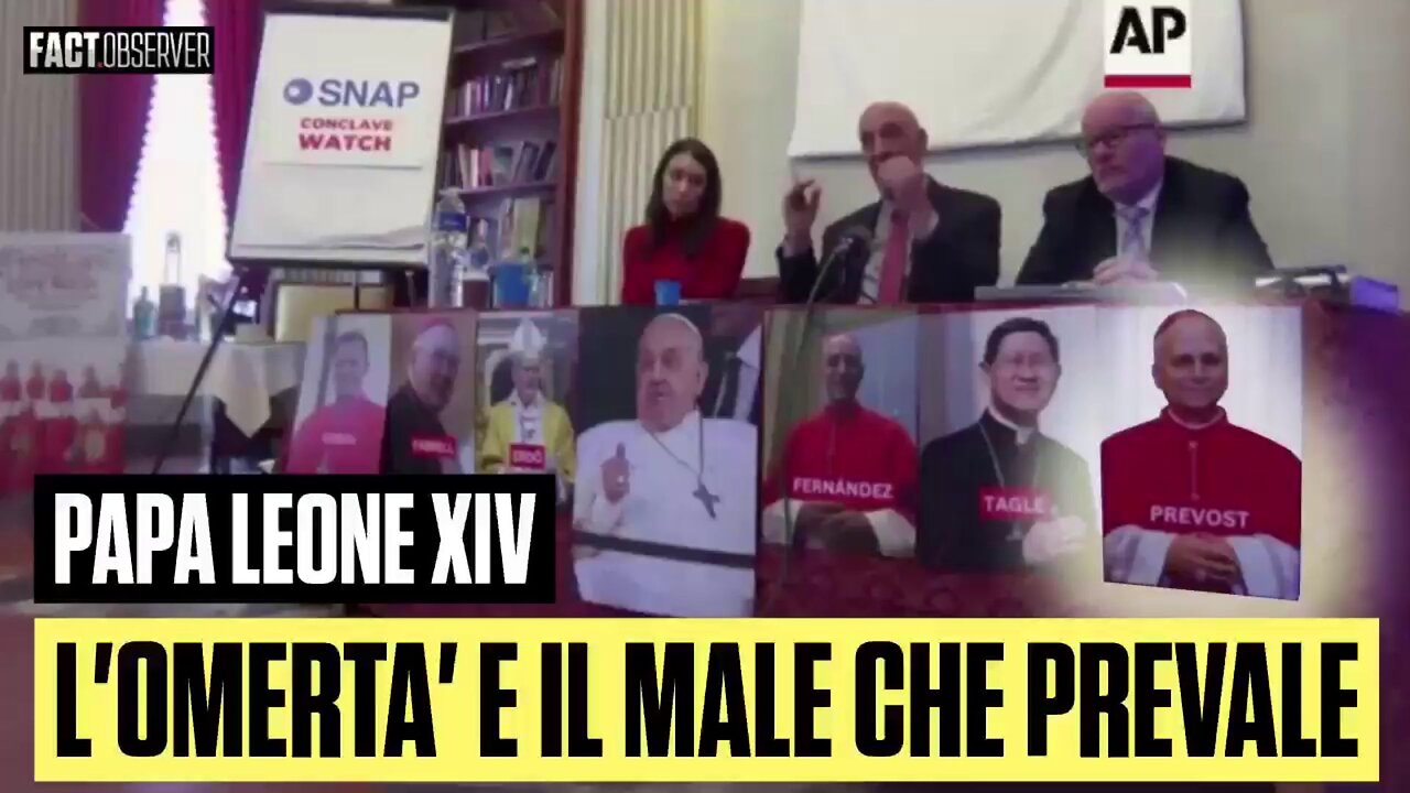 Papa Leone XIV: L'omertà e il male che prevale
