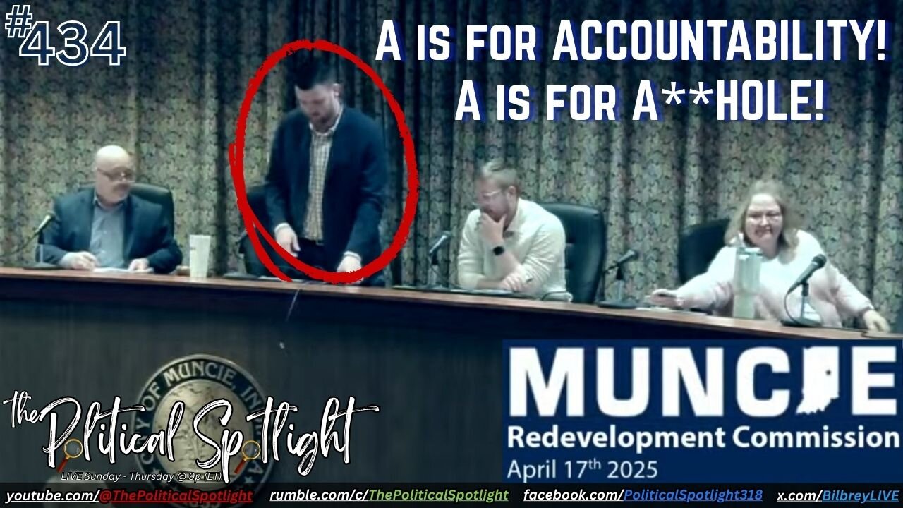 #434 | A is for ACCOUNTABILITY! A is for A**HOLE! | The Political Spotlight