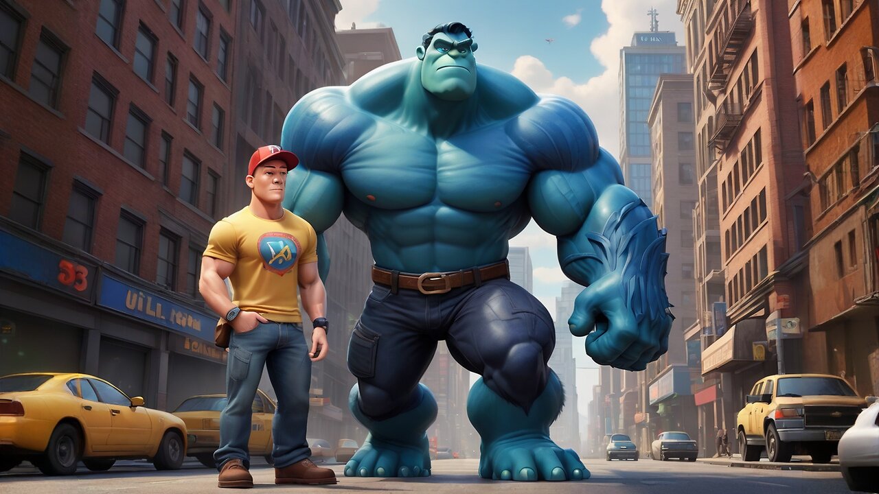 Heroes Unite Cena and Blue Hulk's Adventure