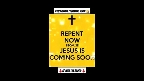 Jesus Christ is Coming Soon 👑