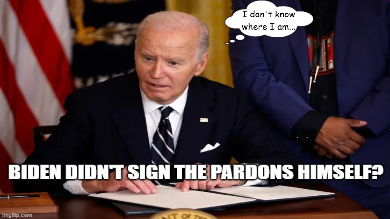 Trump says Biden's Autopen pardons are NULL AND VOID!!!