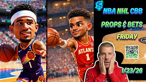 🏀 13 Hot Friday NBA Picks Today | CBB Picks Today | NHL PICKS Today | Prizepicks Today 1/23/26