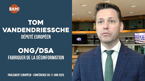 ITW Tom Vandendriessche - RAPPORT ACCABLANT CONTRE LA PROPAGANDE DE L'UE