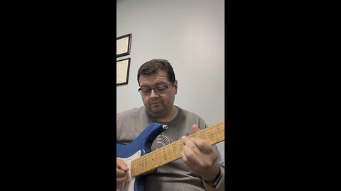 Lick 1 using the Am7b5 pentatonic scale