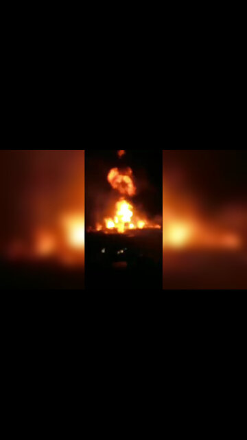 Explosion at a liquefied gas cylinder charging workshop in Shiraz southwest Iran 9 injuries report