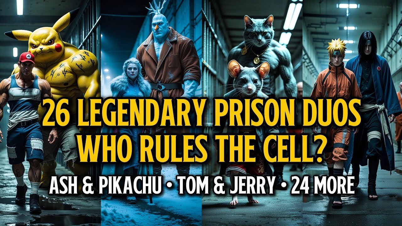 ⭐ 26 Legendary Prison Duos_ Who Rules the Cell_ (AI Satire)