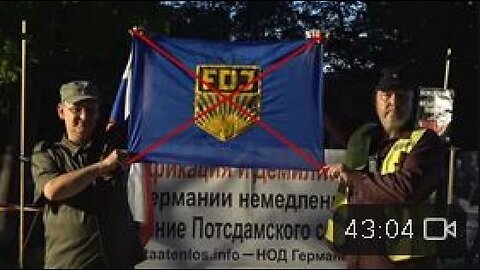 Rechtswidrige Beschlagnahme FDJ- Flagge der DDR durch Berliner Polizei!