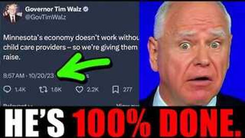 Tim Walz isn't beating the allegations.