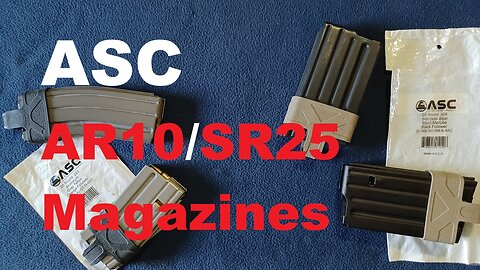 ASC (Ammunition Storage Components), AR10/SR25/M110 Magazine, .308, 7.62x51 NATO