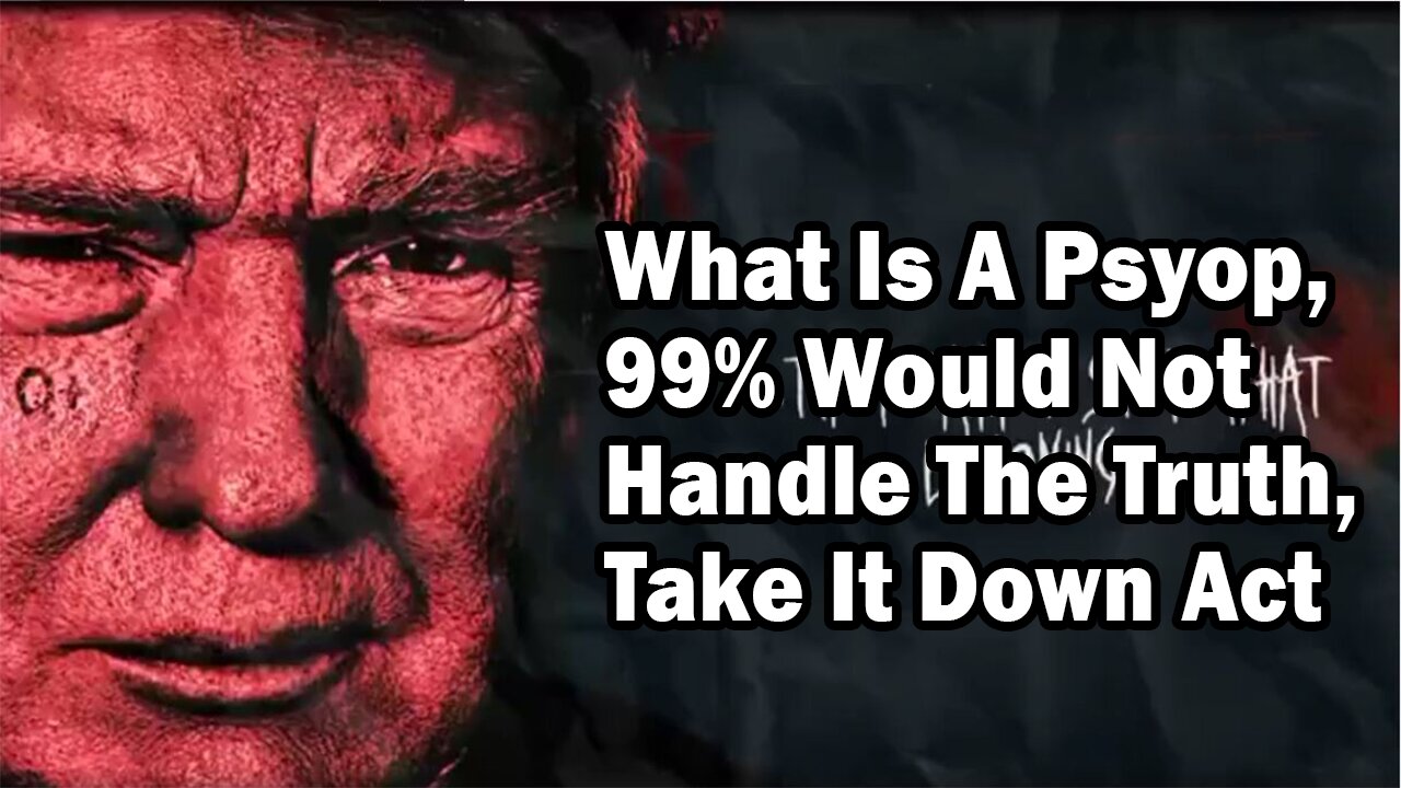 And We Know Situation Update 04.30.25: "99% Would Not Handle The Truth, Take It Down Act"