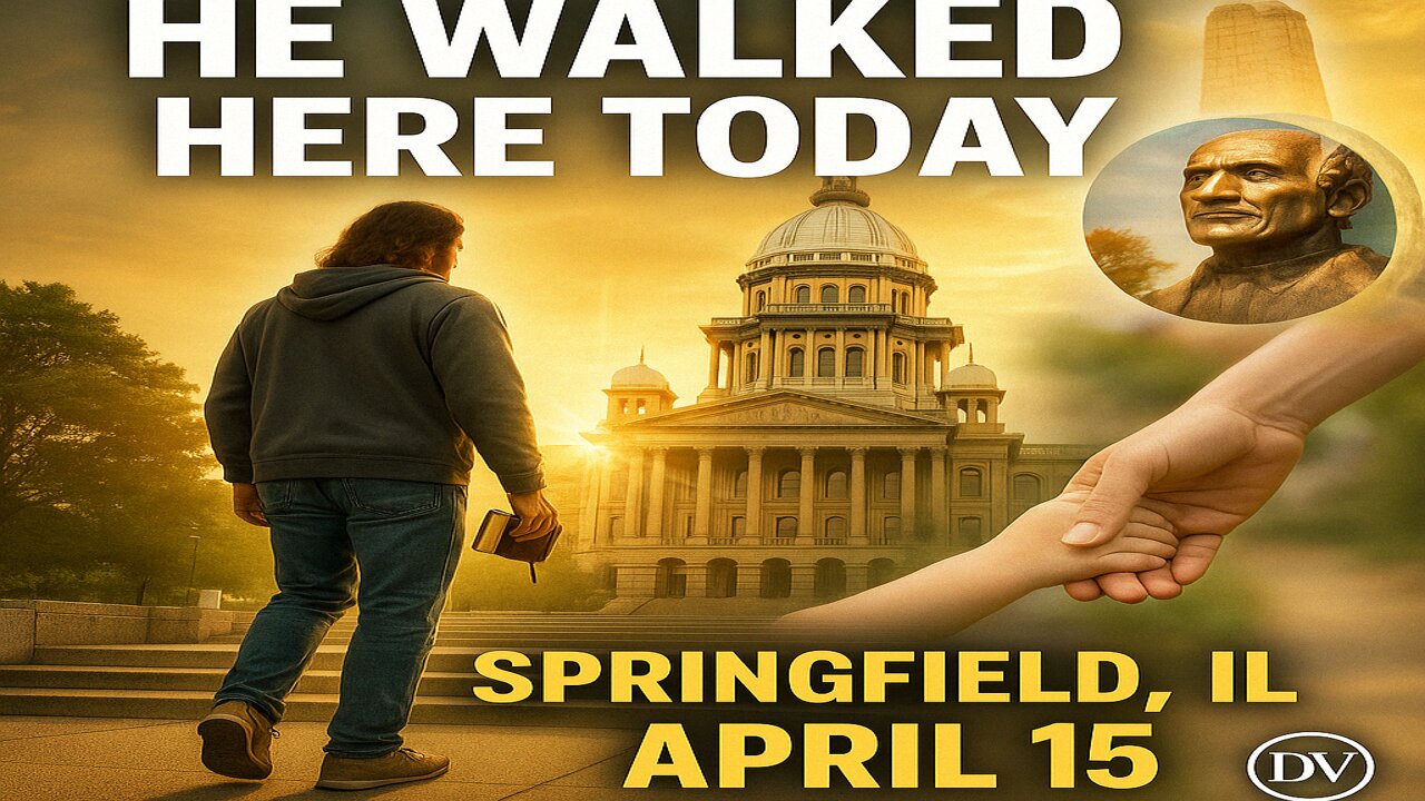 Jesus Walks Springfield IL – What He Said on the Capitol Steps Stunned Everyone
