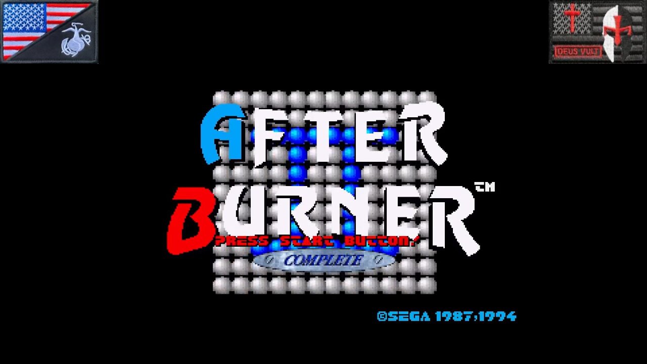 After Burner Complete (Sega Genesis 32X - Attract Mode) [NA Version of "アフター・バーナー・コンプリート"]
