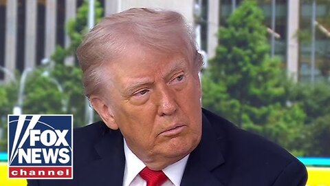 President Donald Trump being interviewed on Fox and Friends, Friday, September 12, 2025