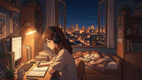 Chill Lo-Fi Study Beats • Focus Music for Work & Homework • Relaxing Soft Beats (1 Hour)