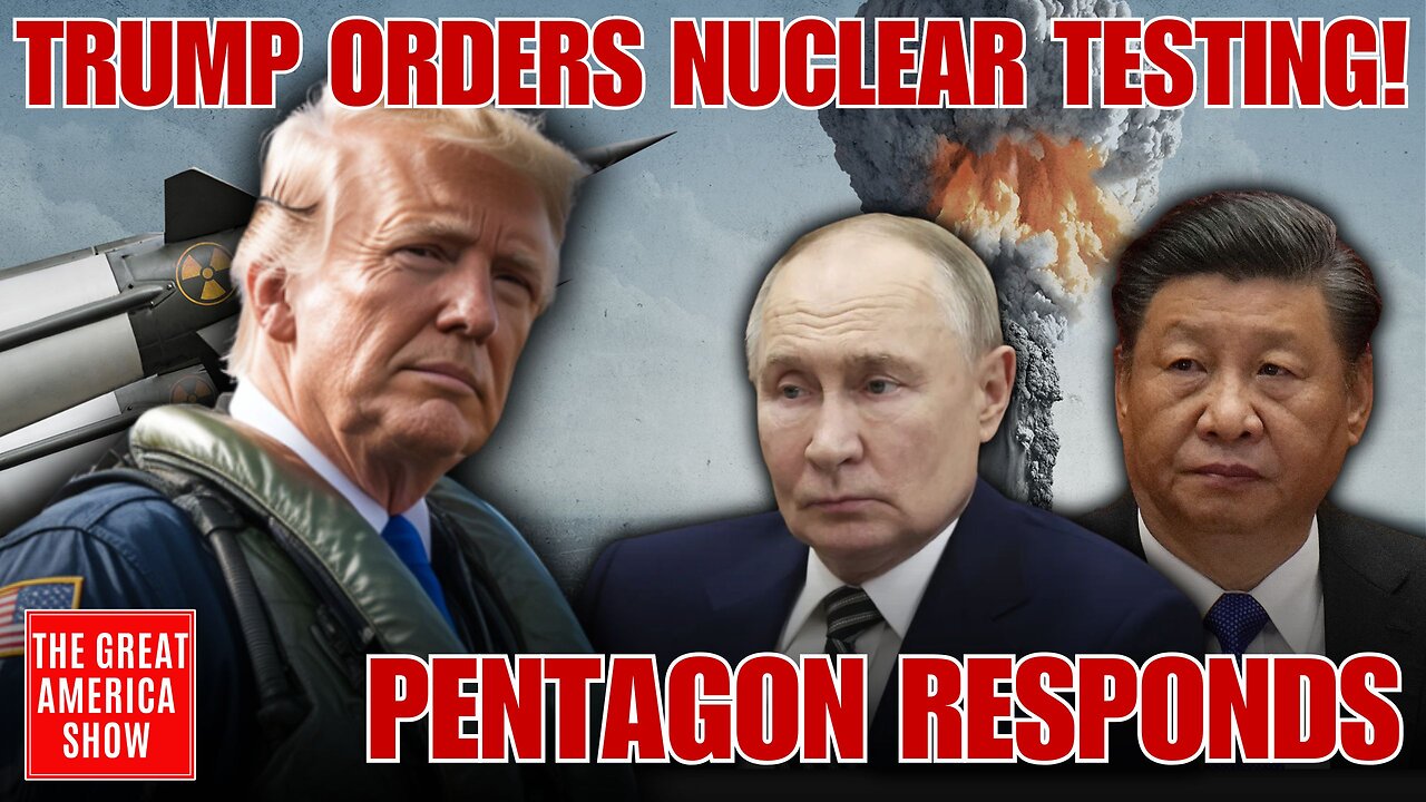 Brink of War? America Begins Nuclear Weapons Testing - First Time Since 1992!