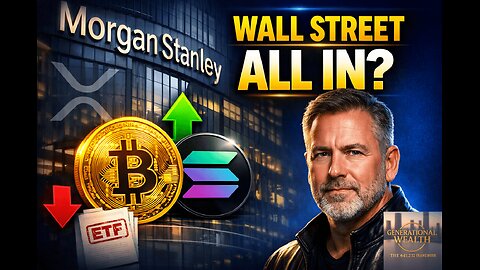 Wall Street Moves Deeper Into Crypto: Morgan Stanley ETFs, Solana Staking & XRP Outflows
