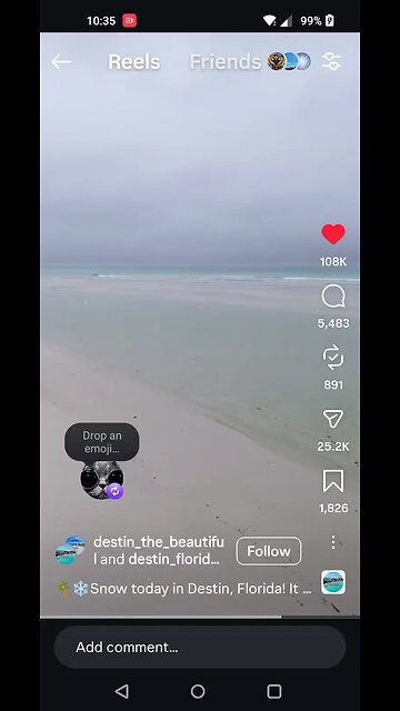 Florida Snow on the Beach