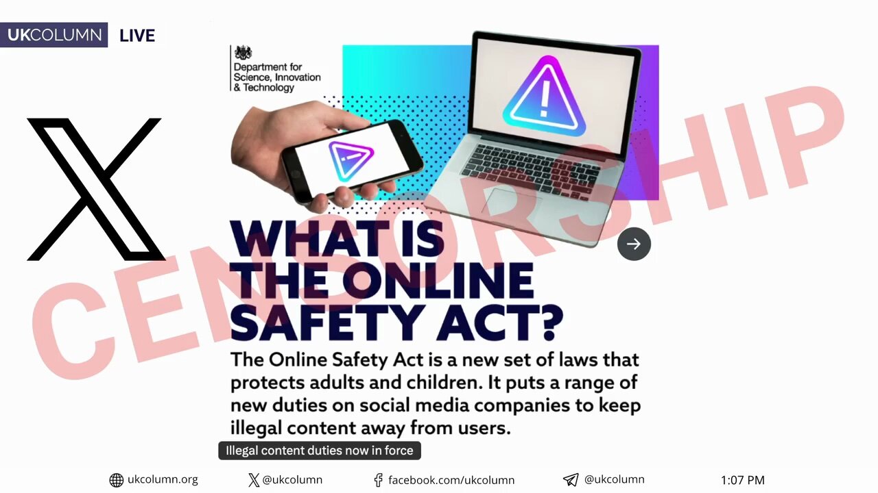Ofcom’s Censorship: Conflicts of Interest and the Extremism Redefinition - UK Column News