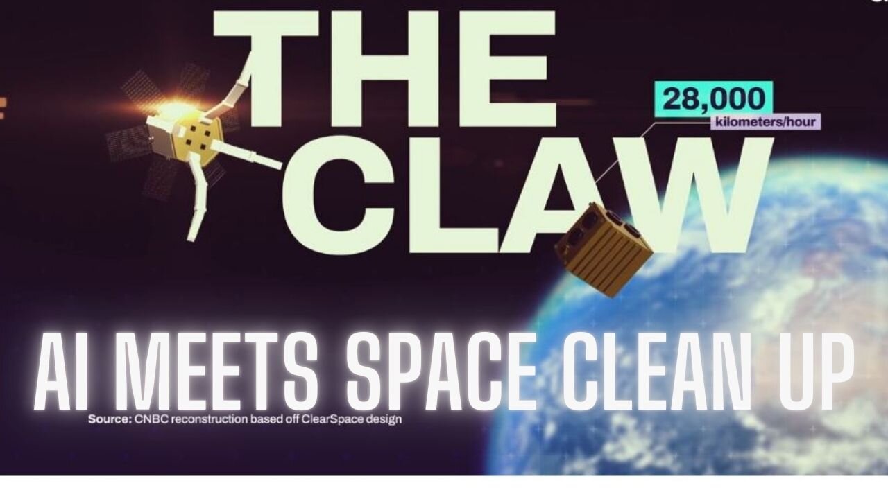 Millions of pieces of space debris litter our orbit. AI trying to clear it up