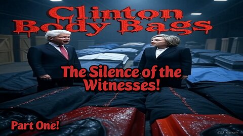 LIVE! EPIC SHOW Sep. 3th, '25 8P EDT: "Clinton Body Bags"..."The Silence of the Witnesses! Learn the Entire Story, SHOCKING! ..1st of 4 part SPECIAL!