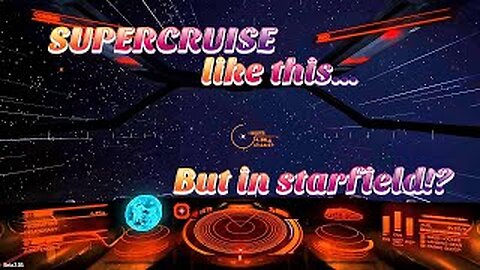 Starfield travel like in elite dangerous - supercruise mod