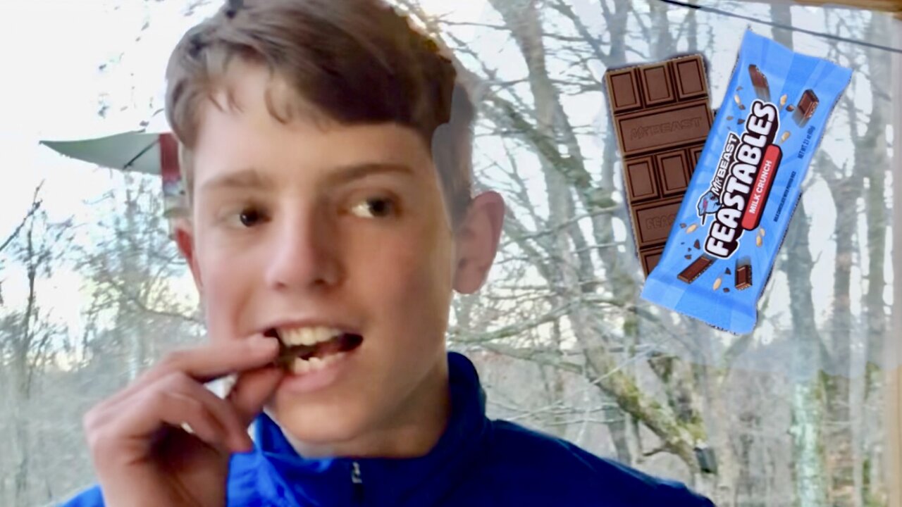 First Time Trying Mr. Beast's "Feastables" Chocolate Bar