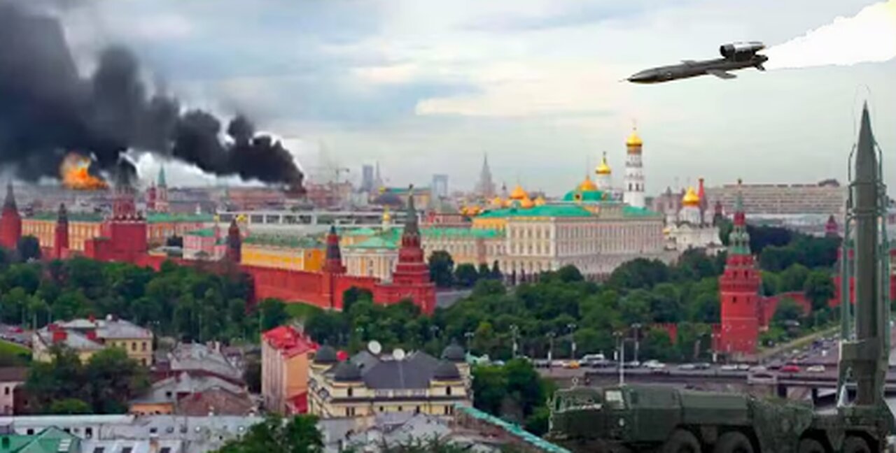 After drones, Ukrainian missiles fly towards Moscow and St. Petersburg_Fireworks_ in Russian cities